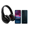 MOTOROLA One Action Smartphone, 16 cm (6,3'') Full HD+ Display, Android™ 9, 128 GB Speicher, Octa-Core-Prozessor, Dual-SIM, LTE, denim blau, inkl. Motorola Escape Bluetooth Kopfhörer